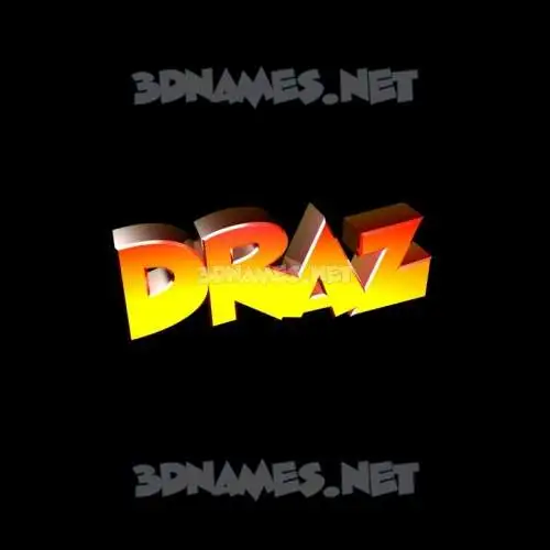 draz in Black Background style - 3D name wallpaper draz in Black Background style - 3D name wallpaper