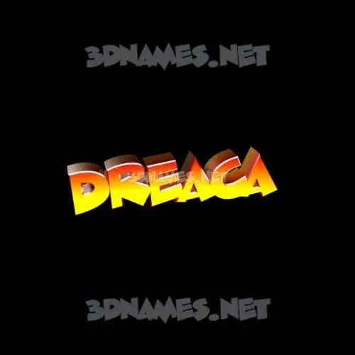 dreaca in Black Background style - 3D name wallpaper dreaca in Black Background style - 3D name wallpaper