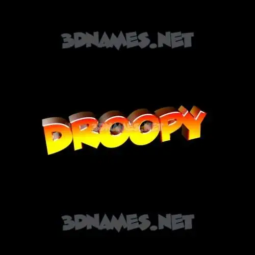 droopy in Black Background style - 3D name wallpaper droopy in Black Background style - 3D name wallpaper