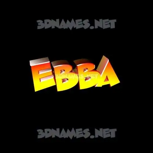 ebba in Black Background style - 3D name wallpaper ebba in Black Background style - 3D name wallpaper