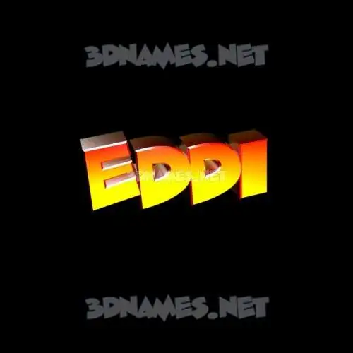 eddi in Black Background style - 3D name wallpaper eddi in Black Background style - 3D name wallpaper