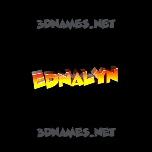 ednalyn in Black Background style - 3D name wallpaper ednalyn in Black Background style - 3D name wallpaper
