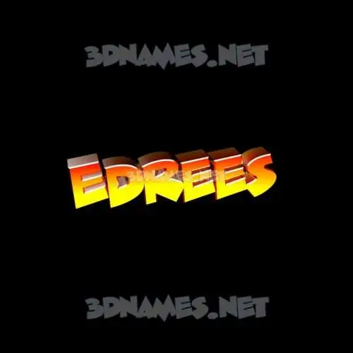 edrees in Black Background style - 3D name wallpaper edrees in Black Background style - 3D name wallpaper