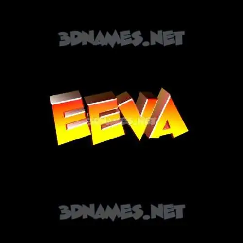 eeva in Black Background style - 3D name wallpaper eeva in Black Background style - 3D name wallpaper