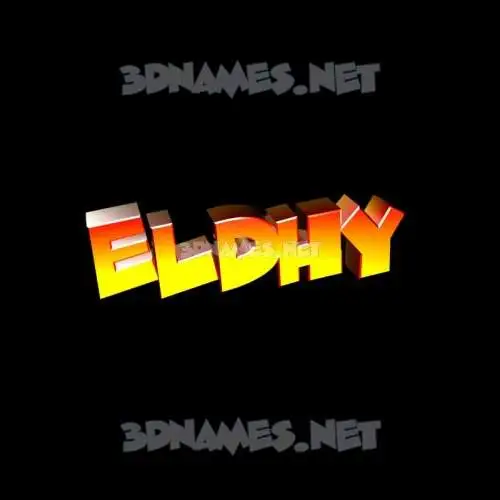 eldhy in Black Background style - 3D name wallpaper eldhy in Black Background style - 3D name wallpaper