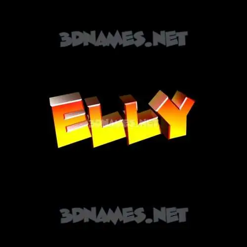 elly in Black Background style - 3D name wallpaper elly in Black Background style - 3D name wallpaper