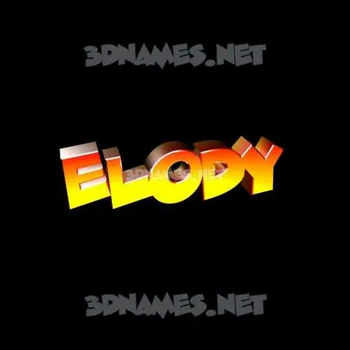 elody in Black Background style - 3D name wallpaper elody in Black Background style - 3D name wallpaper