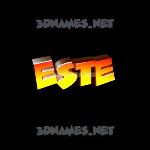 este in Black Background style - 3D name wallpaper este in Black Background style - 3D name wallpaper