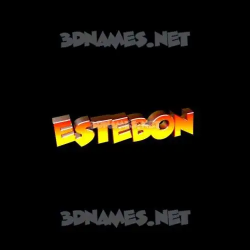 estebon in Black Background style - 3D name wallpaper estebon in Black Background style - 3D name wallpaper
