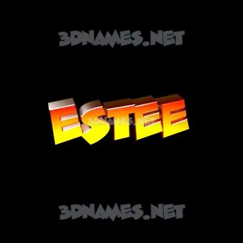 estee in Black Background style - 3D name wallpaper estee in Black Background style - 3D name wallpaper