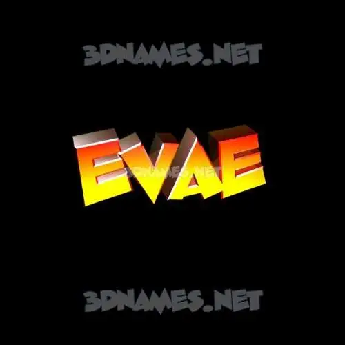 evae in Black Background style - 3D name wallpaper evae in Black Background style - 3D name wallpaper