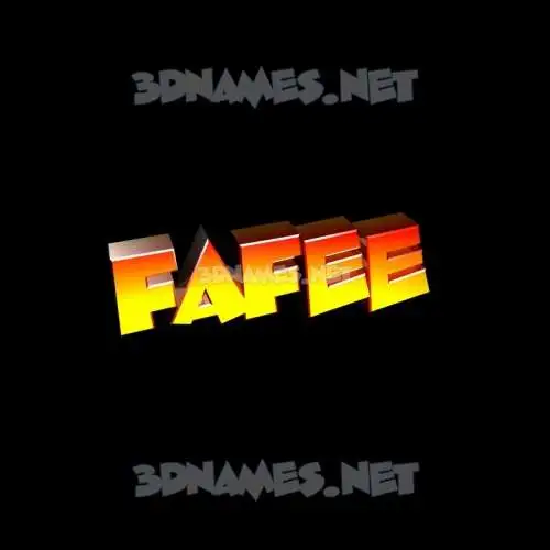 fafee in Black Background style - 3D name wallpaper fafee in Black Background style - 3D name wallpaper