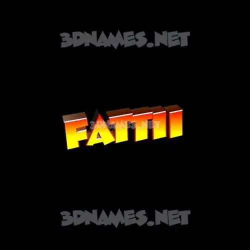 fattii in Black Background style - 3D name wallpaper fattii in Black Background style - 3D name wallpaper