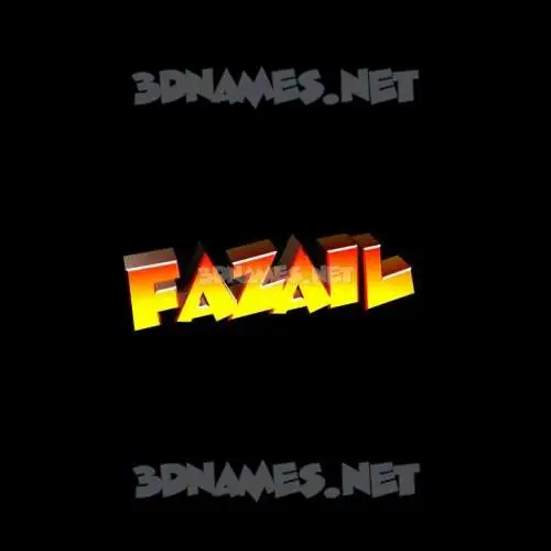 fazail in Black Background style - 3D name wallpaper fazail in Black Background style - 3D name wallpaper