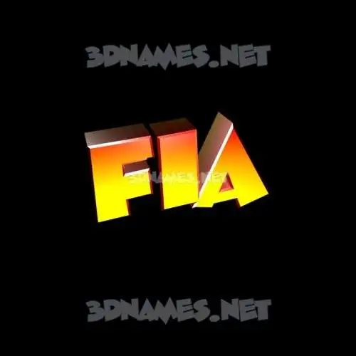 fia in Black Background style - 3D name wallpaper fia in Black Background style - 3D name wallpaper