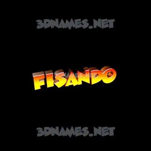 fisando in Black Background style - 3D name wallpaper fisando in Black Background style - 3D name wallpaper