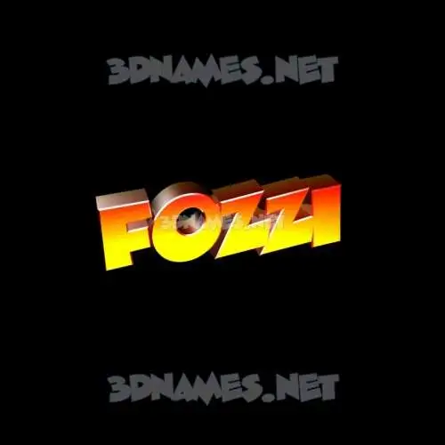 fozzi in Black Background style - 3D name wallpaper fozzi in Black Background style - 3D name wallpaper