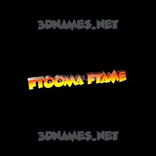 ftooma ftame in Black Background style - 3D name wallpaper ftooma ftame in Black Background style - 3D name wallpaper