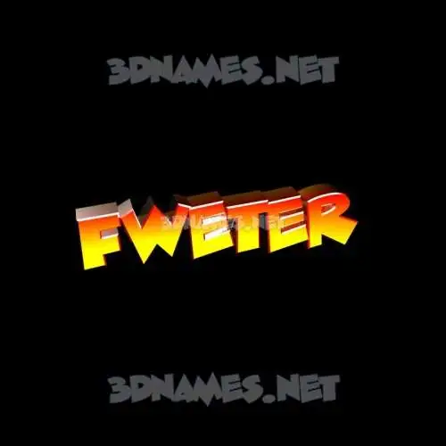 fweter in Black Background style - 3D name wallpaper fweter in Black Background style - 3D name wallpaper