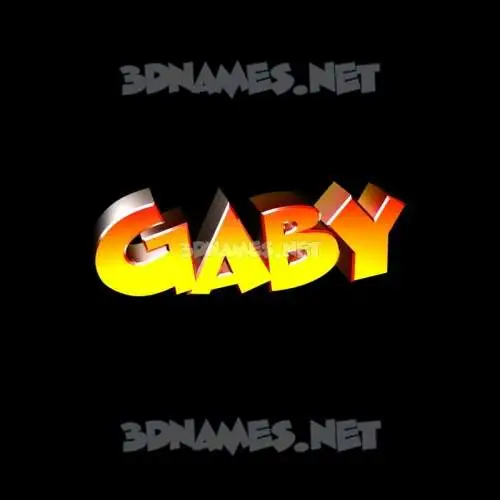 gaby in Black Background style - 3D name wallpaper gaby in Black Background style - 3D name wallpaper