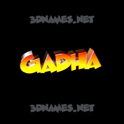 gadha in Black Background style - 3D name wallpaper gadha in Black Background style - 3D name wallpaper