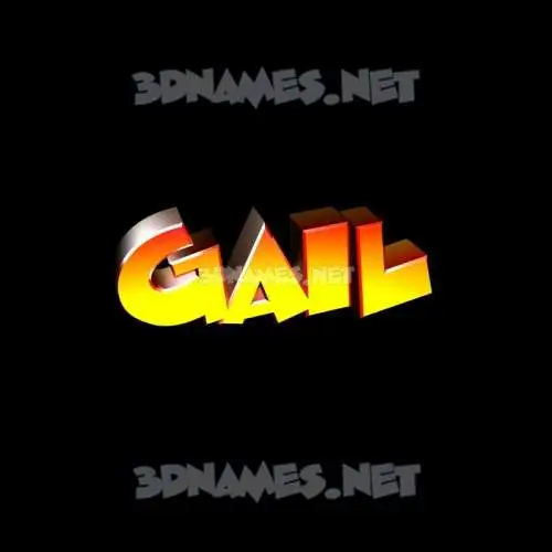 gail in Black Background style - 3D name wallpaper gail in Black Background style - 3D name wallpaper