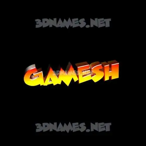 gamesh in Black Background style - 3D name wallpaper gamesh in Black Background style - 3D name wallpaper