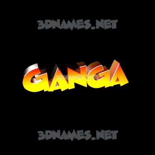ganga in Black Background style - 3D name wallpaper ganga in Black Background style - 3D name wallpaper