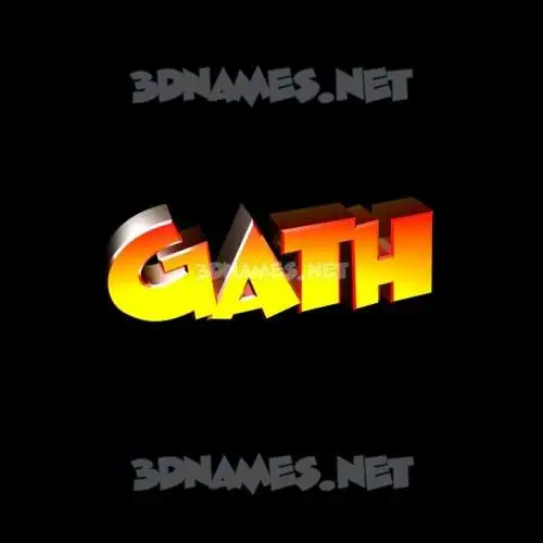 gath in Black Background style - 3D name wallpaper gath in Black Background style - 3D name wallpaper