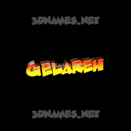 gelareh in Black Background style - 3D name wallpaper gelareh in Black Background style - 3D name wallpaper