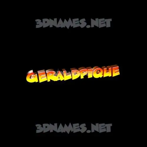 geraldpique in Black Background style - 3D name wallpaper geraldpique in Black Background style - 3D name wallpaper