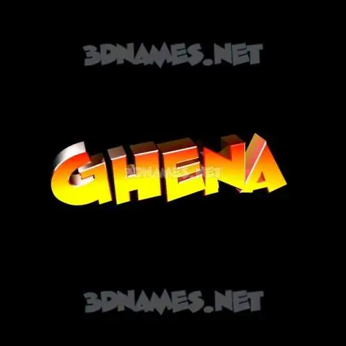 ghena in Black Background style - 3D name wallpaper ghena in Black Background style - 3D name wallpaper
