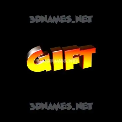 gift in Black Background style - 3D name wallpaper gift in Black Background style - 3D name wallpaper