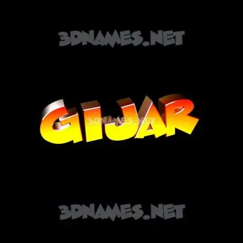 gijar in Black Background style - 3D name wallpaper gijar in Black Background style - 3D name wallpaper