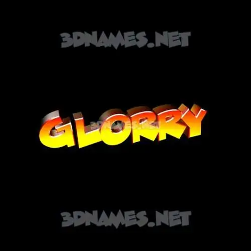 glorry in Black Background style - 3D name wallpaper glorry in Black Background style - 3D name wallpaper