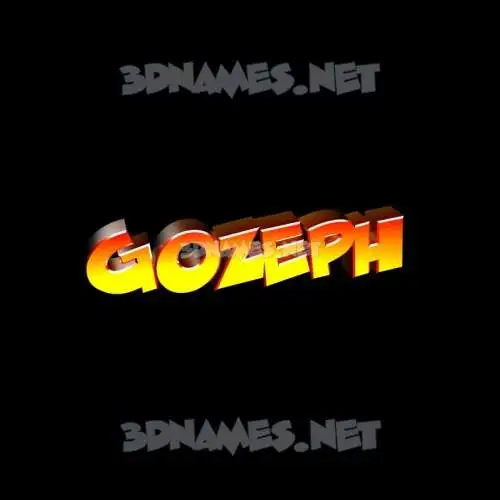 gozeph in Black Background style - 3D name wallpaper gozeph in Black Background style - 3D name wallpaper