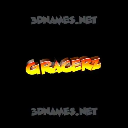 gracerz in Black Background style - 3D name wallpaper gracerz in Black Background style - 3D name wallpaper