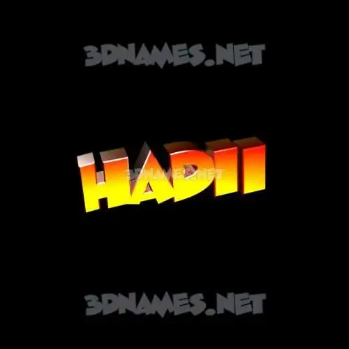 hadii in Black Background style - 3D name wallpaper hadii in Black Background style - 3D name wallpaper