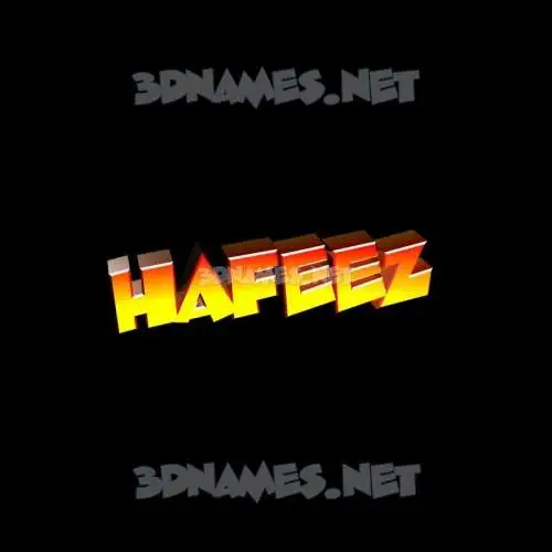 hafeez in Black Background style - 3D name wallpaper hafeez in Black Background style - 3D name wallpaper