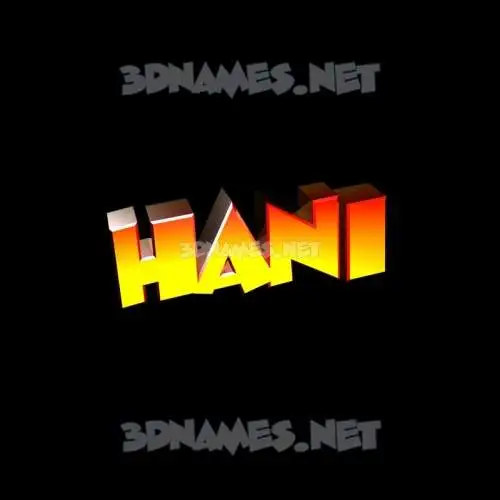 hani in Black Background style - 3D name wallpaper hani in Black Background style - 3D name wallpaper
