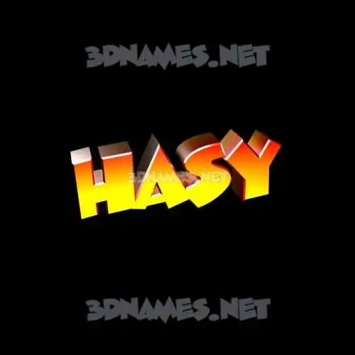 hasy in Black Background style - 3D name wallpaper hasy in Black Background style - 3D name wallpaper