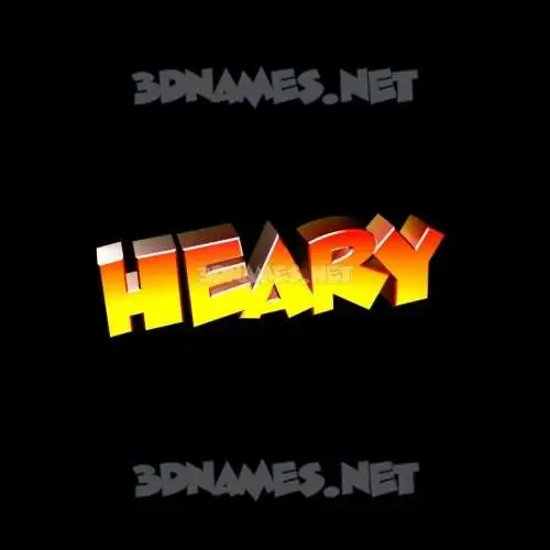 heary in Black Background style - 3D name wallpaper heary in Black Background style - 3D name wallpaper