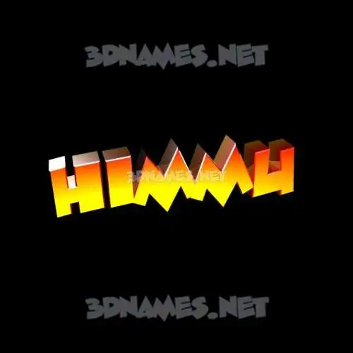 himmu in Black Background style - 3D name wallpaper