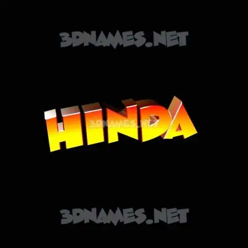 hinda in Black Background style - 3D name wallpaper hinda in Black Background style - 3D name wallpaper