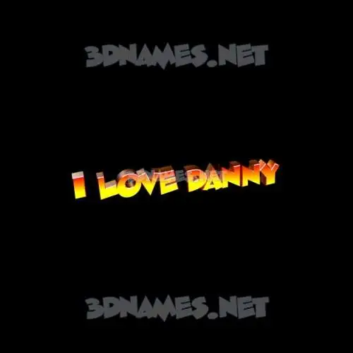 i love danny in Black Background style - 3D name wallpaper i love danny in Black Background style - 3D name wallpaper