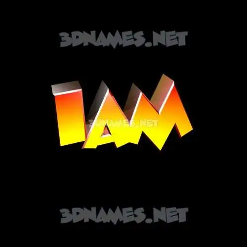 iam in Black Background style - 3D name wallpaper iam in Black Background style - 3D name wallpaper