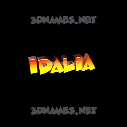 idalia in Black Background style - 3D name wallpaper idalia in Black Background style - 3D name wallpaper
