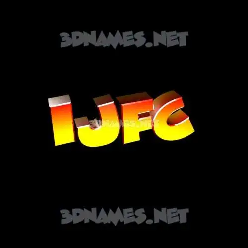 ijfc in Black Background style - 3D name wallpaper ijfc in Black Background style - 3D name wallpaper