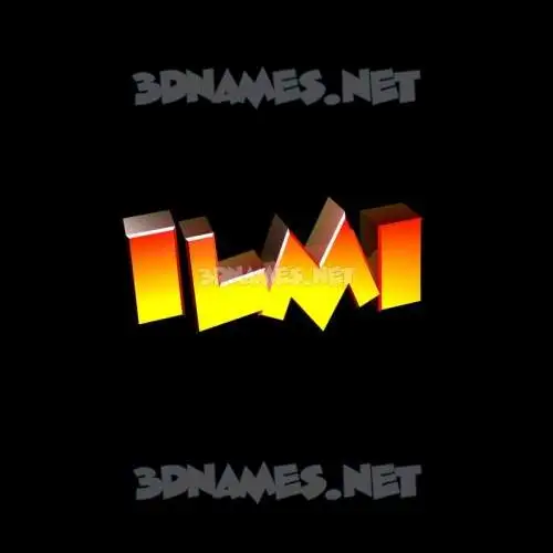 ilmi in Black Background style - 3D name wallpaper ilmi in Black Background style - 3D name wallpaper