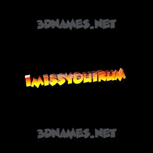 imissyouirum in Black Background style - 3D name wallpaper imissyouirum in Black Background style - 3D name wallpaper